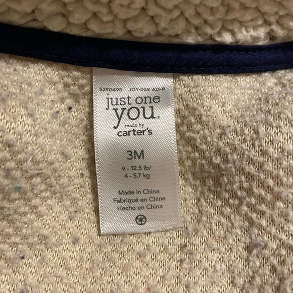 Carter’s 3M Sherpa Vest ‘Mommy’s Clever Guy’ - Picture 5 of 5